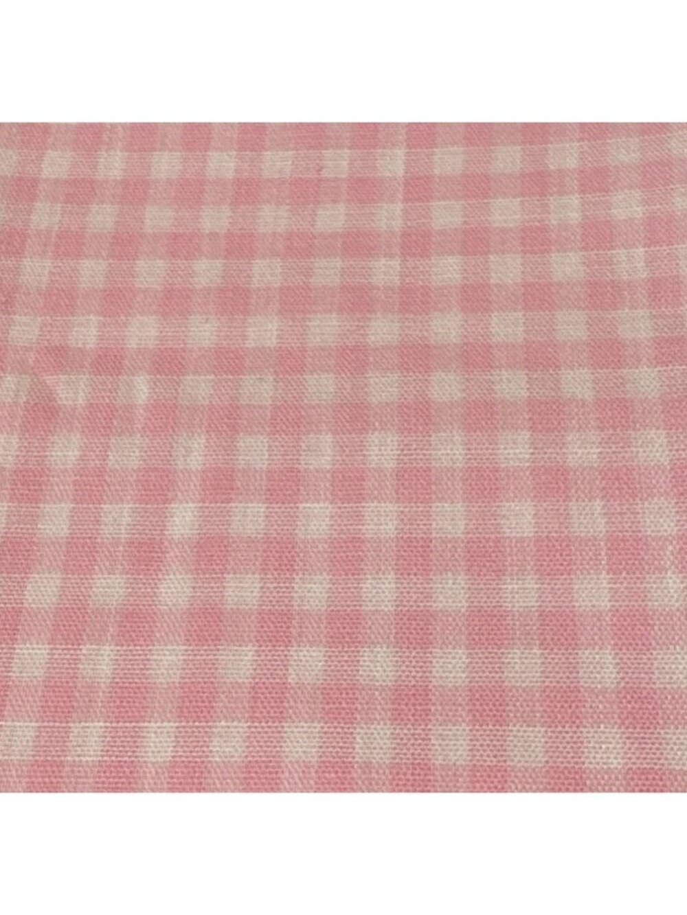 Pink Gingham Cotton Checkered Fat Quarter 18x22" Fabric Sewing Crafts